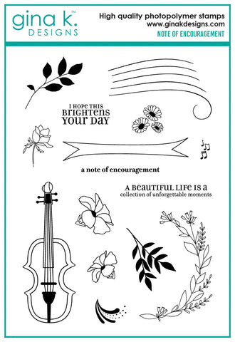 Note of Encouragement Stamp Set