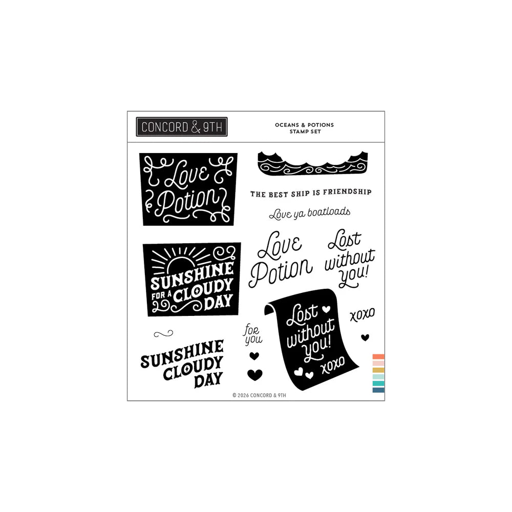 Oceans & Potions Stamp Set (6 x 6)