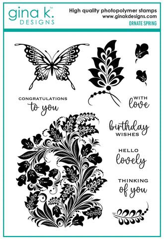 Ornate Spring Stamp Set