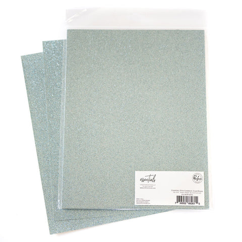 Essentials Glitter Cardstock: Ocean Breeze