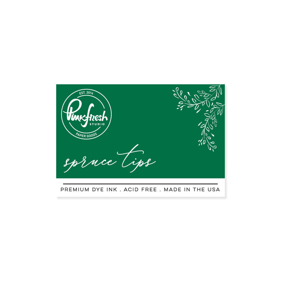 Premium Dye Ink Pad : Spruce Tips