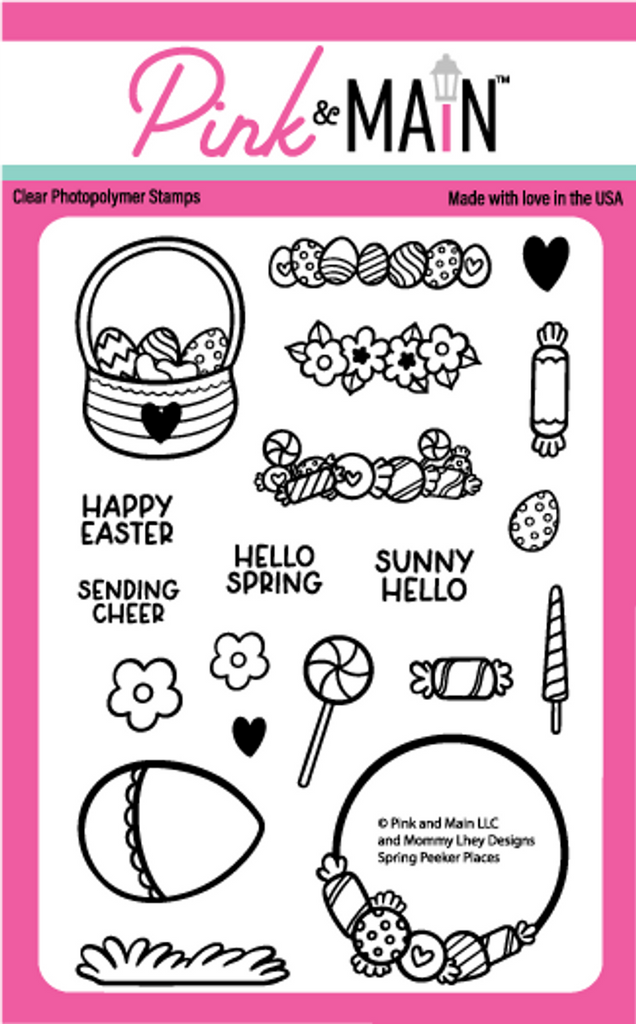 Spring Peeker Places Stamp Set