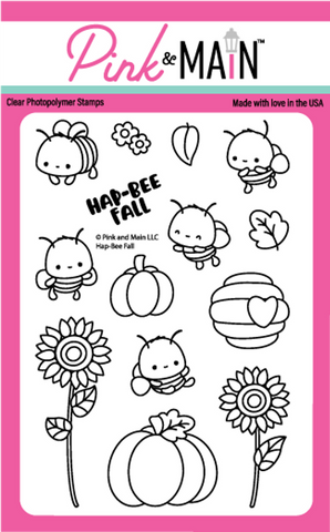 HAP-BEE FALL 4X6 STAMP SET