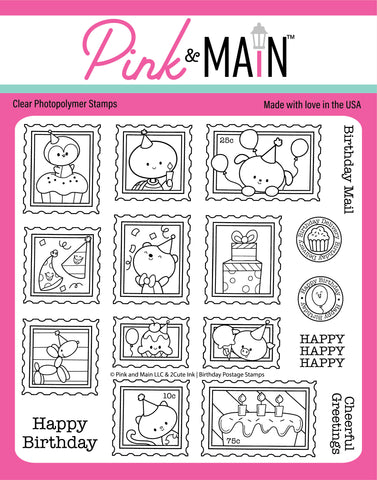 Birthday Postage Stamps