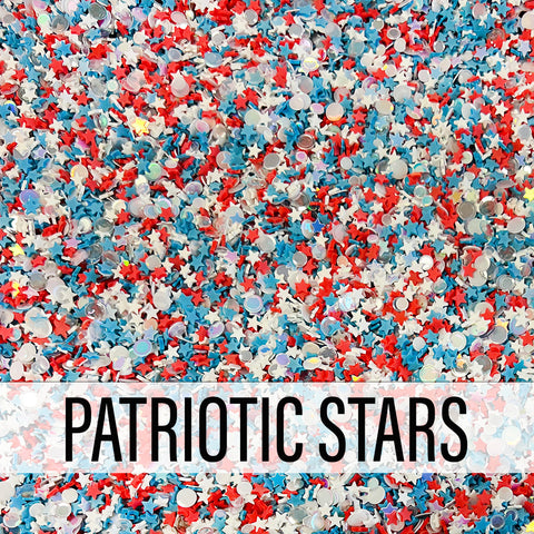 Patriotic Stars Confetti