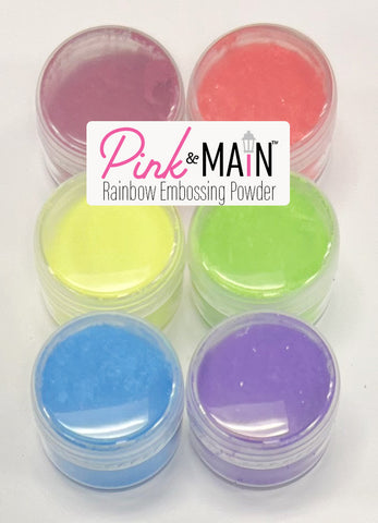 Rainbow Embossing Powder Sample Pack