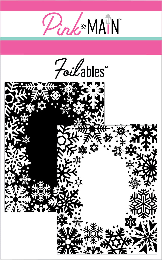 Snowflake Frames Foilables Panels (2 Designs)