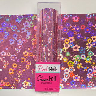 Flowers Pink CheerFoil