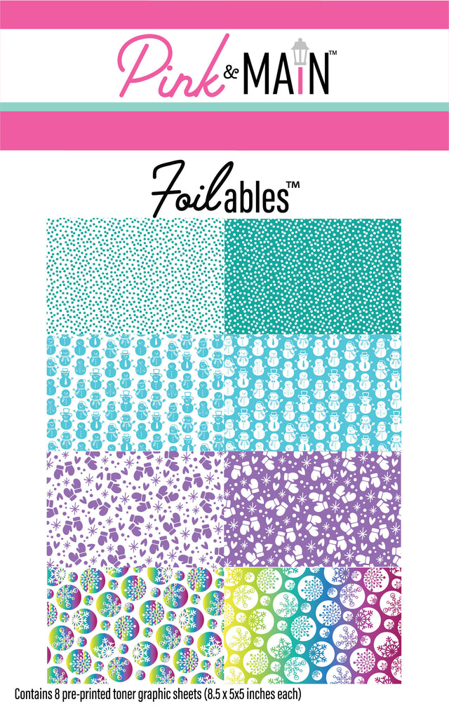 Shades of Winter Foilables® Sheets