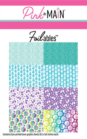 Shades of Winter Foilables® Sheets