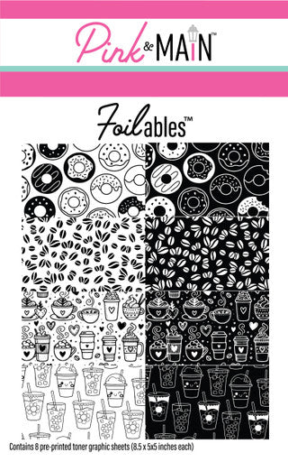 Coffee & Donuts Foilables® Sheets
