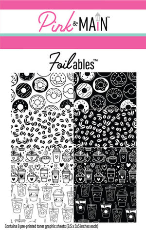 Coffee & Donuts Foilables® Sheets