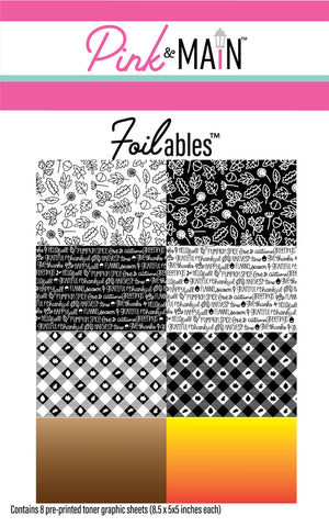 Colorful Fall Foilables Sheets