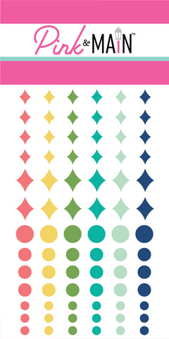 So Lucky Glitter Enamel Shapes