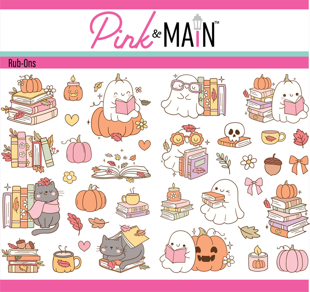 Fall Bookish Rub-ons