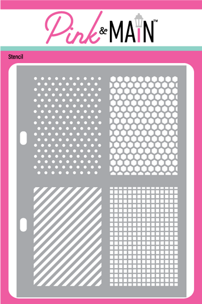 Rectangle Patterns Stencil