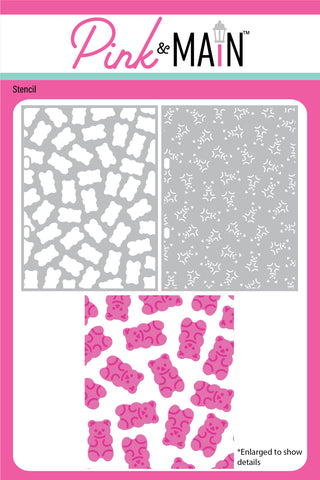 Gummy Bear Stencils (Set of 2)