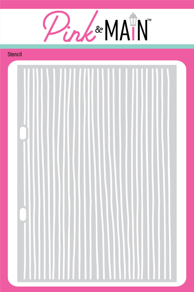 Doodled Stripes Stencil