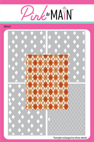 Argyle Layering Stencils