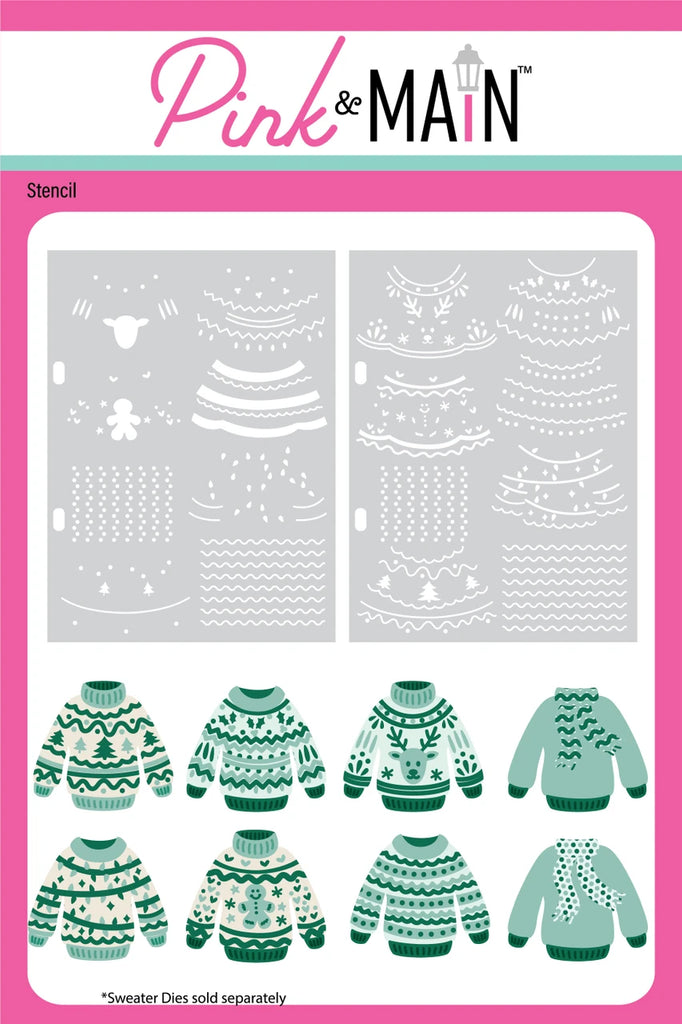 Holiday Sweater Layering Stencils (Set of 2)