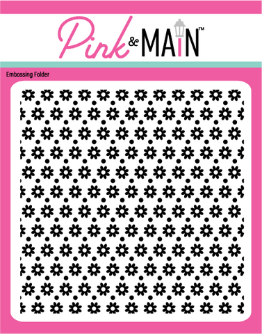 Daisy Dots 6x6 Embossing Folder