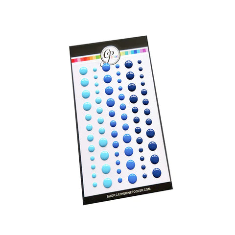 Party Blues Enamel Dots