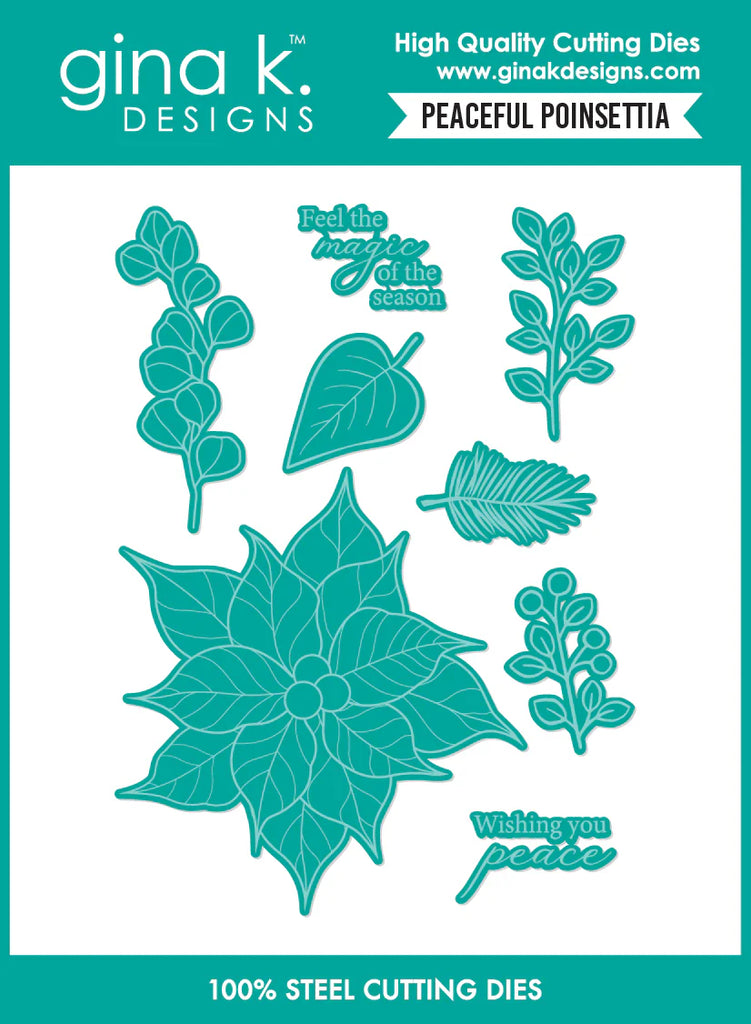 Peaceful Poinsettia Die Set