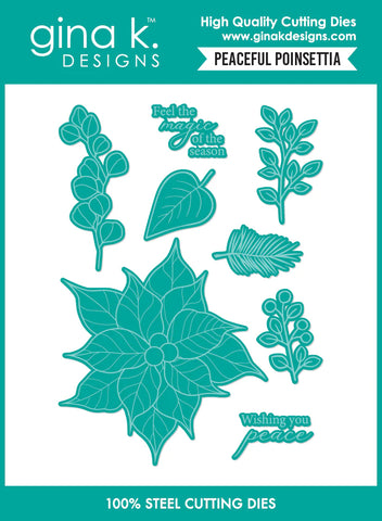 Peaceful Poinsettia Die Set