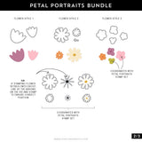 Petal Portraits Stamp Set (4 x 4)