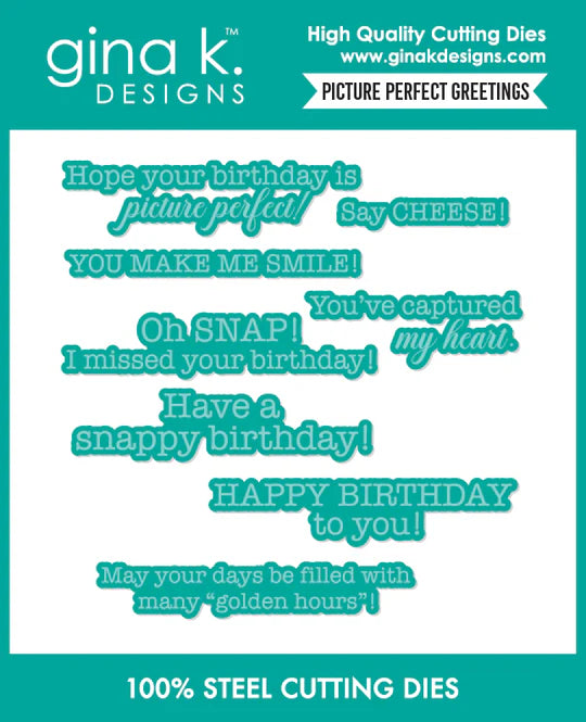 Picture Perfect Greetings Die Set