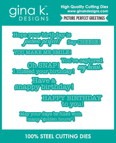 Picture Perfect Greetings Die Set