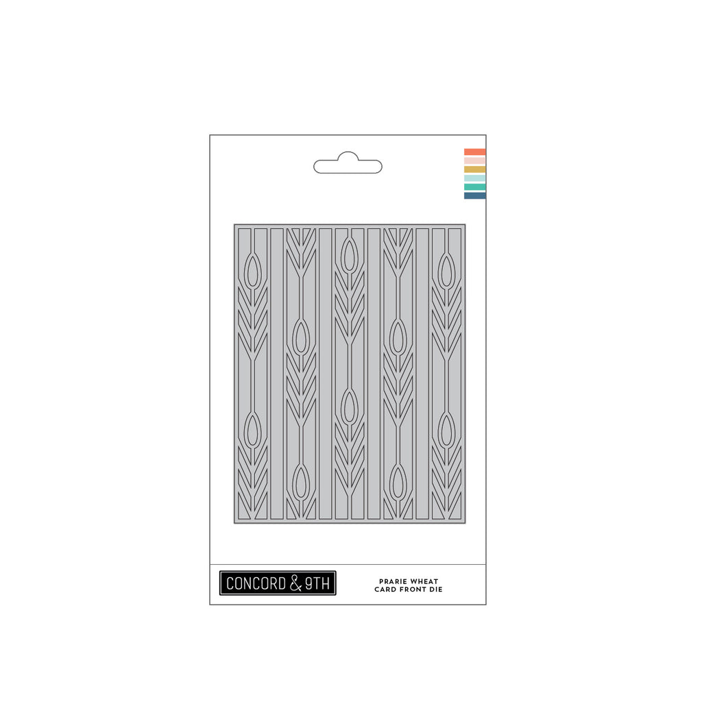 Prairie Wheat Card Front Die
