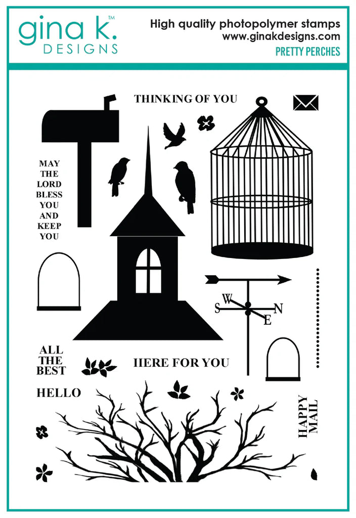 Pretty Perches Stamp Set