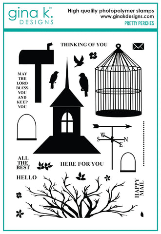 Pretty Perches Stamp Set