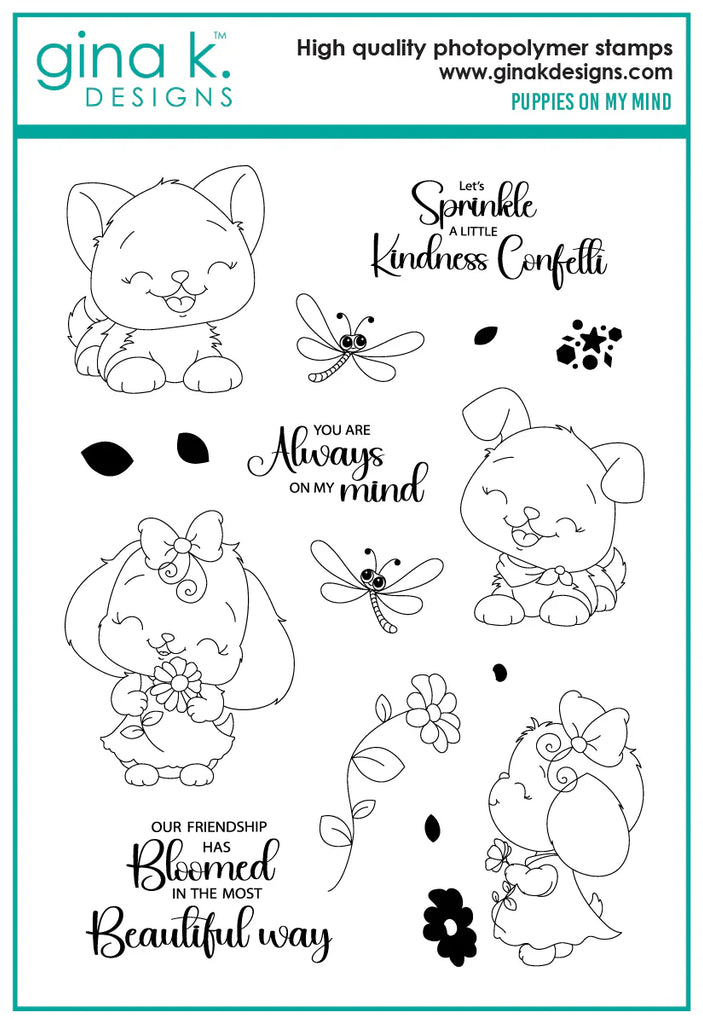 Puppies on My Mind Stamps