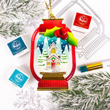 Lantern Landscapes: Snowy Cottage stencil