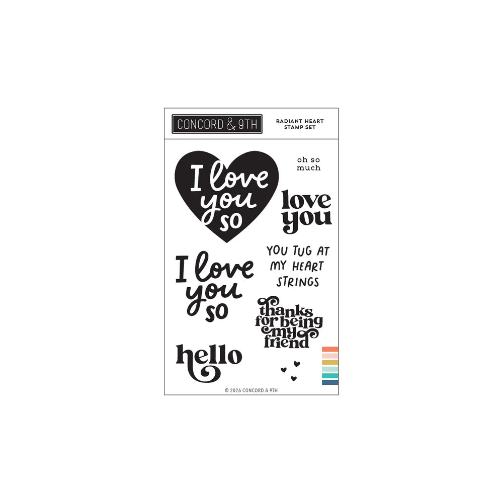 Radiant Heart Stamp Set (4 x 6)