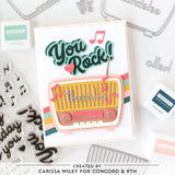 Retro Radio Stamp Set (4" x 6")