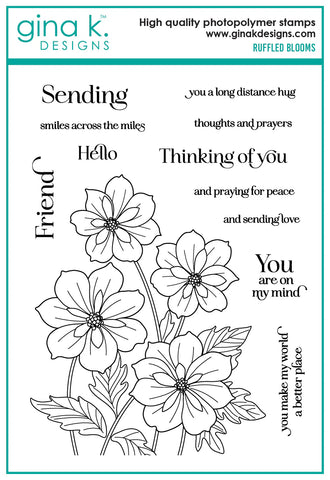 Ruffled Blooms Stamp Set