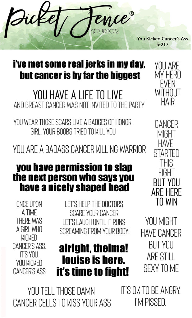 You Kicked Cancer's Ass