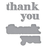 Thank You Etched Dies from the Out and About Collection