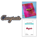 Layered Congrats Etched Dies