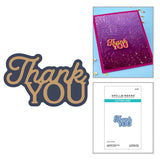 Layered Thank You Etched Dies