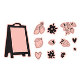 Pink Lemonade Stamp & Die Bundle with Simple Stories
