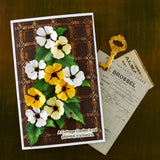Black Eyed-Susan Vine Etched Dies by Susan Tierney-Cockburn