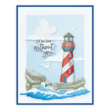 Guiding Light Etched Dies from the Fair Winds Collection by Dawn Woleslagle