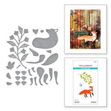 Finley the Fox Etched Dies from the Woodland Tales Collection