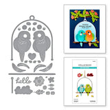 Pretty Birds Etched Dies from the Cheerful Chirps Collection