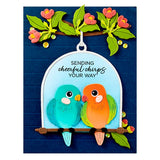 Pretty Birds Etched Dies from the Cheerful Chirps Collection