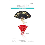 Fan & Bow Etched Dies from the Spring in Kyoto Collection by Alex Syberia Designs